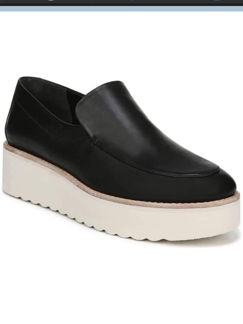 Vince Zeta Black Loafers Size Size 5